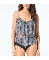 Beach House Women's Portia Mesh Layer Tankini Top