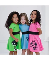 Powerpuff Girls Toddler Bubbles Blossom Buttercup Cosplay Dress to