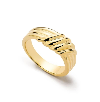 Ana Luisa - Gold Band Ring Lydia