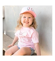 Sweet Wink Baby Girls Baseball Bow Short Sleeve T-Shirt