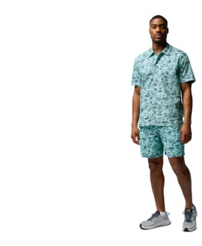 Columbia Mens Trollers Best Short Sleeve Shirt With Matching Super Backcast Ii Water Short