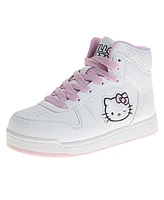 Hello Kitty Little and Big Girls Lace Up High Top Sneakers