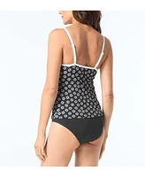 Beach House Women's Bridget Shirred Side Underwire Tankini Top