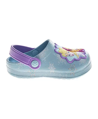 Disney Toddler Girls Frozen Anna and Elsa Slip On Clogs