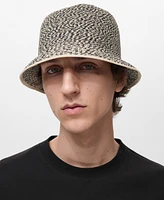 Mango Men's Straw Bucket Hat