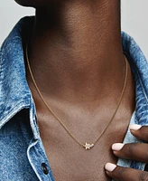 Pandora Gold-Plated Shooting Star Pave Collier Pendant Necklace