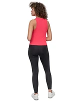 Dkny Sport Women's Hudson Ribbed High-Neck Tank Top