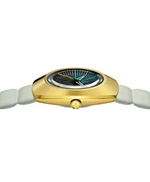 Rado Unisex Swiss Automatic DiaStar Original x Tej Chauhan Special Edition White Rubber Strap Watch 38mm