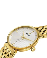 Rado Unisex Swiss Automatic Florence Gold Pvd Stainless Steel Bracelet Watch 39mm
