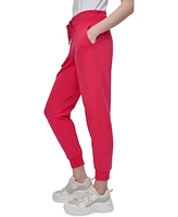 Dkny Sport Women's Logo-Drawstring High-Rise Joggers