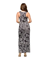 24seven Comfort Apparel Women's Razorback Tank Casual Maxi Dress