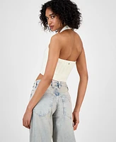 Guess Women's Sofie Sweater Halter Top
