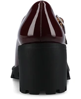 Journee Collection Women's Gladys Square Toe Mary Jane Pumps