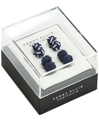 Perry Ellis Portfolio Men's Silk Knot Cufflinks