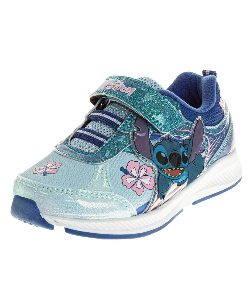 Disney Toddler Girls Lilo and Stitch Hook Loop Sneakers