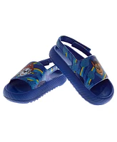 Nickelodeon Toddler Boys Patrol Hook and Loop Backstrap Slides