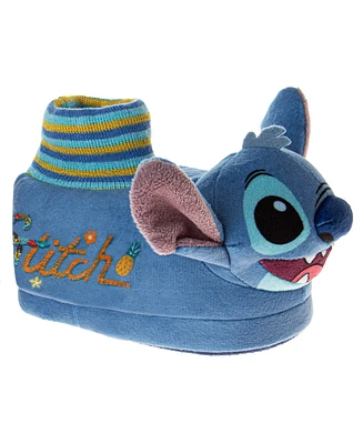 Disney Toddler Girls Stitch 3D Design Dual Sizes Slippers
