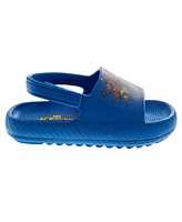 Spider-Man Toddler Boys Marvel Hook and Loop Backstrap Slides