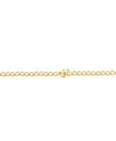 Effy Ruby (4-7/8 ct. t.w.) & Diamond (1-3/8 ct. t.w.) Halo 17-1/2" Collar Necklace in 14k Gold
