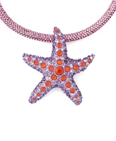 Betsey Johnson Mermaid Jewels Starfish Pendant Rope Necklace