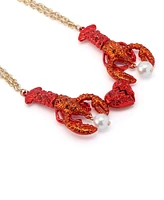 Betsey Johnson Mermaid Jewels Lobster Friendship Necklace Set