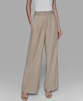 Karl Lagerfeld Paris Women's Embellished Pinstriped Pants
