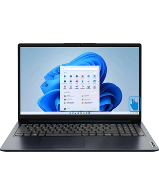 Lenovo Ideapad 1 82VG00MYUS Abyss Blue Laptop, Ryzen 5 7520U, 8GB, 256GB PCIe Ssd, 15.6" Ips Touch Fhd (1920x1080), Amd Radeon, Windows 11 Home S-Mode