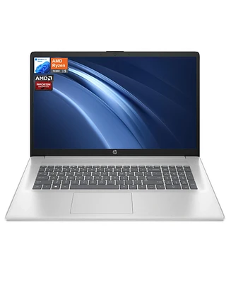Hp Essential 17.3" Daily Traditional Laptop Amd Ryzen 5 7430U 8GB Ram Amd Radeon Graphics 512GB Ssd Storage Windows 11 Home Fhd 60Hz - Silver