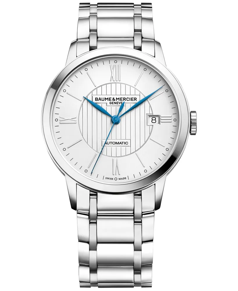 Baume & Mercier Men's Swiss Automatic Classima Stainless Steel Bracelet Watch 40mm M0A10215