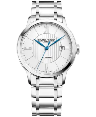 Baume & Mercier Men's Swiss Automatic Classima Stainless Steel Bracelet Watch 40mm M0A10215