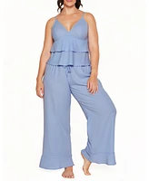 Adore Me Plus Size Brigita Pajama Cami & Pants Set