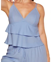 Adore Me Plus Size Brigita Pajama Cami & Pants Set