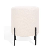 Jessa Round Boucle Ottoman