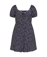 City Chic Plus Sky Kiss Dress