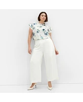 City Chic Plus Lorelai Print Top