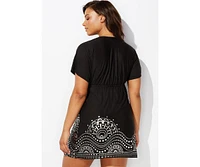 Swimsuits for All Plus Kate V-Neck Cover Up Dress