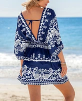 Cupshe Women's Twilight Mood Ornate Mini Beach Dress