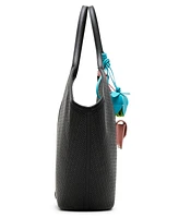 Steve Madden Maira Embossed Woven X-Large Tote Bag
