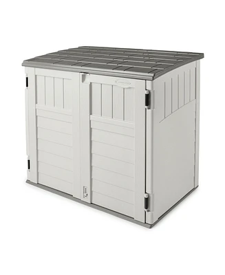 Suncast BMS2500 53 x 31.5 x 45.5" Horizontal Resin Outdoor Storage Shed w/ Floor