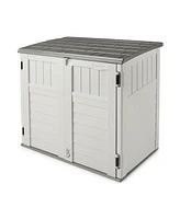 Suncast BMS2500 53 x 31.5 x 45.5" Horizontal Resin Outdoor Storage Shed w/ Floor