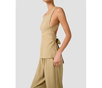 WeWoreWhat Women's Wrap Top
