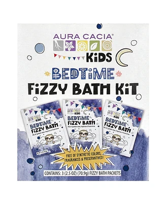 Aura Cacia Kids Fizzy Bath Kit Bedtime 3 Packets