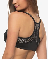 Paramour Women's Tempting Unlined Front Close Minimizer Bra