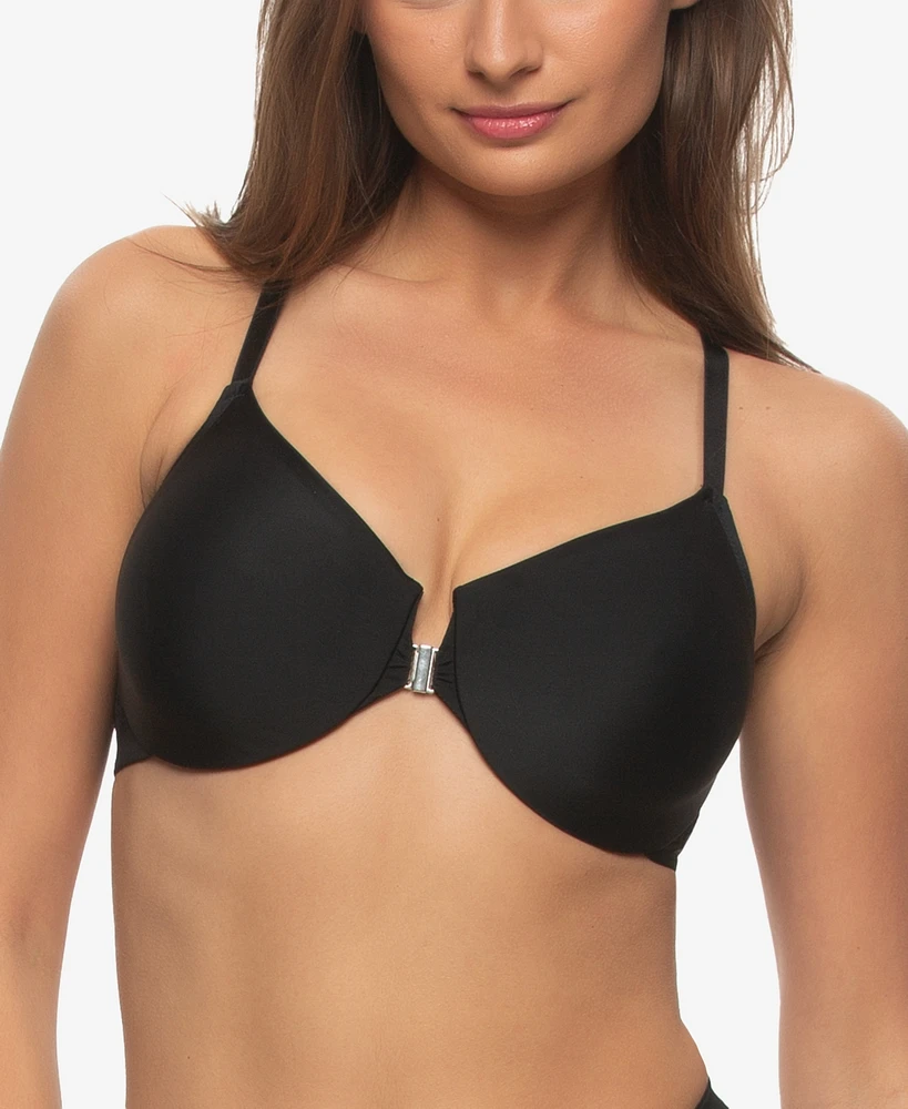 Paramour Women's Tempting Unlined Front Close Minimizer Bra