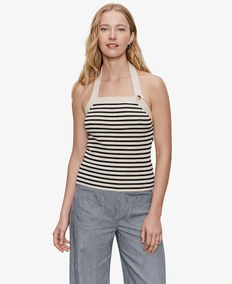 Sanctuary Women's Sunkissed Rib Halter Neck Top