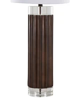 Lumisource 29.25" Polyresin Cylinder Table Lamp, Set of 2