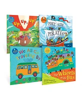 Barefoot Books Kindergarten Transportation Singalongs Book Bundle, Set of 4