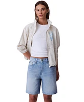 Calvin Klein Jeans Women's Relaxed Denim Bermuda Shorts