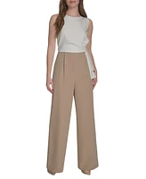 Tommy Hilfiger Women's Colorblocked Side-Drape Jumpsuit