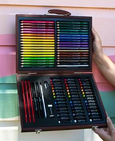 Art 101 Draw Color Wood Art Set, 106 Pieces